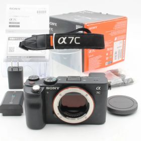 ショット数31622 SONY ソニー α7C ボディ ILCE-7C ミラーレス 一眼 カメラ sony 元箱 付属品 付き 95015