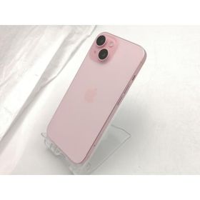 【中古】Apple 国内版 【SIMフリー】 iPhone 15 128GB ピンク MTMJ3J/A【ECセンター】保証期間１ヶ月【ランクA】
