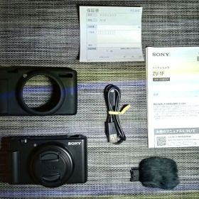 SONY VLOGCAM ZV-1F ブラック 128GB SDカード付き