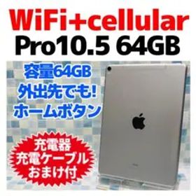 Wi-Fi+Cellular iPad Pro 10.5本体 64GB グレイ