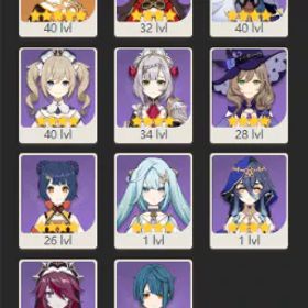 【アジア】 |11文字 |50の功績 |崩壊:11人のキャラクター |27の実績 | 原神 : 43334579