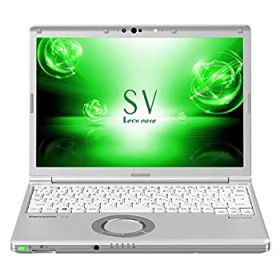 【中古】「非常に良い」パナソニック 12.1型ノートPC Let's note レッツノート SV シルバー CF-SV7LDDQR Win10 Pro・Core i5]