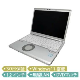 【中古】Panasonic Let's Note CF-SV7/Core i5-8250U 1.6GHz/メモリ8GB/SSD 256GB/12インチ/Windows 11 Pro 64bit/CF-SV7LFGQR/ノート【B】