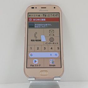 らくらくスマートフォン me F-01L ドコモ ゴールド c13926