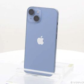 〔中古品〕 iPhone14 128GB ブルー MPVJ3J／A SIMフリー【368】