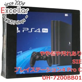 [bn:6] SONY プレイステーション4 Pro 1TB ジェット・ブラック CUH-7200BB01 コントローラーなし 外箱いたみ 元箱あり