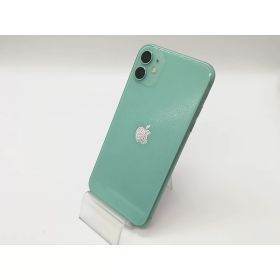 【中古】Apple SoftBank 【SIMロック解除済み】 iPhone 11 64GB グリーン MWLY2J/A【アリオ倉敷】保証期間1ヶ月【ランクC】