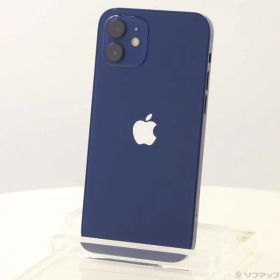 【中古】Apple(アップル) iPhone12 64GB ブルー NGHR3J／A SIMフリー 【344-ud】
