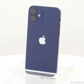 【中古】Apple(アップル) iPhone12 64GB ブルー MGHR3J／A SIMフリー 【349-ud】