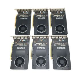 6個セット NVIDIA Quadro P2200 5GB GDDR5X 4画面表示可能