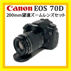 高速AF✨ Canon EOS 70D 望遠レンズセット イベントやペット撮影