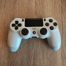 【ゲーム】純正品 ワイヤレスコントローラー DUALSHOCK 4 グレイシャー・ホワイト CUH-ZCT2J13