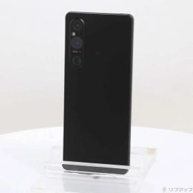 〔中古品〕 Xperia 1 V 256GB ブラック SOG10 au SIMフリー【377】