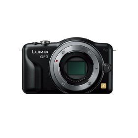 パナソニック ミラーレス一眼カメラ LUMIX GF3 ボディ エスプリブラック DM(中古品)
