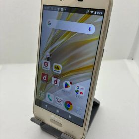 SIMフリー AQUOS sense SH-01K ゴールド ドコモ 中古スマホ