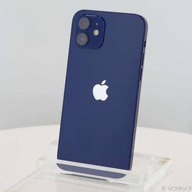 〔中古〕Apple(アップル) iPhone12 64GB ブルー MGHR3J／A SIMフリー〔368-ud〕