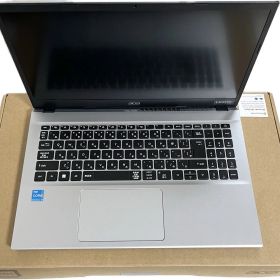 【展示品】Acer(エイサー) ノートパソコン Aspire 3 A315-59-H38UJARE/F ピュアシルバー/15.6型/Windows 11 Home Core i3/8GB/SSD256GB/Ms Office 2021搭載 送料無料