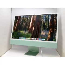 【中古】Apple iMac 24インチ 4.5K Retinaディスプレイ M1(CPU:8C/GPU:7C) 8GB/256GB グリーン MJV83J/A (M1・2021)【新宿2】保証期間1ヶ月【ランクA】
