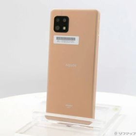 〔中古品〕 AQUOS sense6s J:COM 64GB ライトカッパー SHG07 SIMフリー【344】