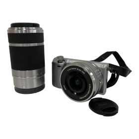 SONY α NEX-5T SELP1650 SEL55210 16-50mm 55-210 レンズセット カメラ 中古 B10732666