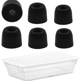 A-Focus 低反発 ウレタン製 イヤーピース Powerbeats Pro 適用 Fit in Case 遮音性 密閉性向上 音質向上 イヤホンパッド イヤーチップ SML3サイズセット 3ペア Beats Powerbeats Proに対応