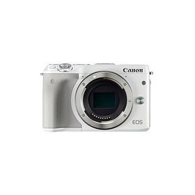 Canon ミラーレス一眼カメラ EOS M3 ボディ(ホワイト) EOSM3WH-BODY(中古品)