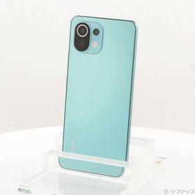 〔中古〕Xiaomi(シャオミ) Mi 11 Lite 5G 128GB ミントグリーン M2101K9R SIMフリー〔276-ud〕