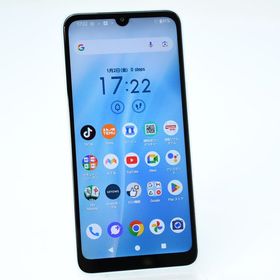 【新品同様】SIMフリー au arrows We2 FCG02 ライトブルー