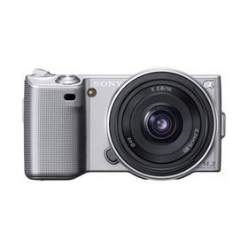 ソニー SONY デジタル一眼α NEX-5 薄型広角レンズキット シルバー NEX-5A/(中古品)