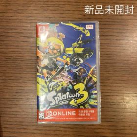 Splatoon 3 Nintendo Switch 韓国 ソフト 新品未開封