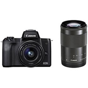 〔中古〕Canon(キヤノン) 期間特価対象品 EOS Kiss M ダブルズームキット ブラック〔258-ud〕
