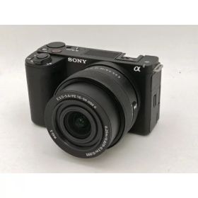 【中古】SONY VLOGCAM ZV-E10 II パワーズームレンズキット ブラック ZV-E10M2K(B)【新宿2】保証期間1ヶ月【ランクA】