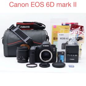 保証付/一眼レフカメラ Canon EOS 6D Mark II標準レンズセット