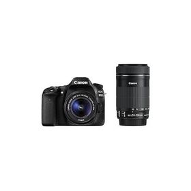 Canon デジタル一眼レフカメラ EOS 80D ダブルズームキット EF-S18-55 IS STM/EF(中古品)