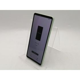 【中古】SONY SoftBank 【SIMフリー】 Xperia 10 V セージグリーン 6GB 128GB A302SO【千葉】保証期間１ヶ月【ランクC】