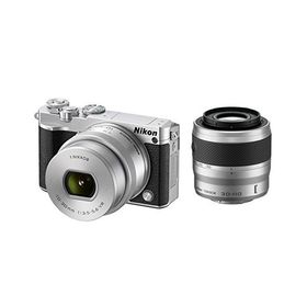 Nikon ミラーレス一眼 Nikon1 J5 ダブルズームキット シルバー J5WZSL(中古品)