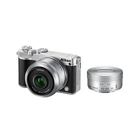 Nikon ミラーレス一眼 Nikon1 J5 ダブルレンズキット シルバー J5WLKSL(中古品)