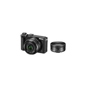 Nikon ミラーレス一眼 Nikon1 J5 ダブルレンズキット ブラック J5WLKBK(中古品)