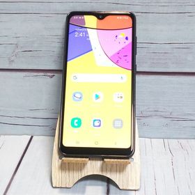 au SCV49 ブラック Galaxy A21 687