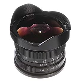 【中古】【非常に良い】7職人7.5?MM F / 2.8手動フォーカスワイド角度魚眼レンズレンズMF for Fujifilm FXマウントx-t10?X - pro1?x-pro2?x-a1?x-a2?x-a3?x-a5?x-h1?x-e