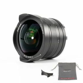 【中古】7職人7.5 MM f2 . 8 APS - Cサイズ広角魚眼レンズ固定レンズ Aspherical with all-metal機体for Fuji FXマウントカメラLike x-a1 x-a2 x-a2 x-a