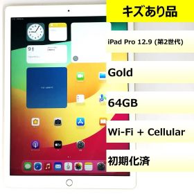 【キズあり品】iPad Pro 12.9 (第2世代) Wi-Fi + Cellular/64GB/355810080664223