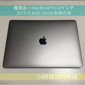 アップル(Apple)の極美品✨MacBookPro13インチ2019 i5 8GB 256GB本体のみ(ノートPC)