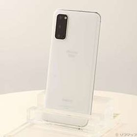 〔中古品〕 Galaxy S20 5G 128GB クラウドホワイト SC-51A docomoロック解除SIMフリー ［6.2インチ有機EL／Snapdragon 865］〔中古品〕 Galaxy S20 5G 128GB クラウドホワイト SC-51A docomoロック解除SIMフリー ［6.2インチ有機EL／Snapdragon 865］