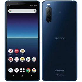 【中古】【安心保証】 Xperia 10 II SO-41A[64GB] docomo ブルー