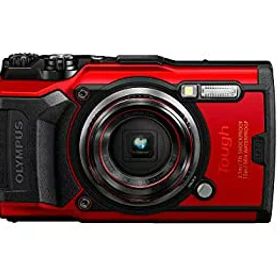 【中古】Tough TG-6 レッド オリンパス