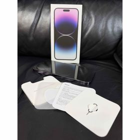 アップル(Apple)の【美品】アップル iPhone14 Pro Max 256GB ディープパープル(スマートフォン本体)