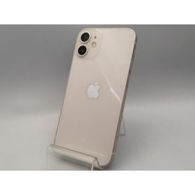 【中古】Apple SoftBank 【SIMロック解除済み】 iPhone 12 mini 64GB ホワイト MGA63J/A【秋葉本店】保証期間１ヶ月【ランクC】