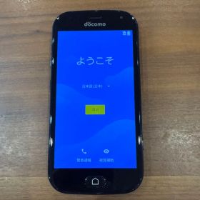 docomo F-01L ブラック らくらくスマートフォン