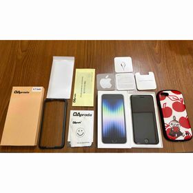 アイフォーン(iPhone)のiPhone SE3 スターライト 64GB iFaceミー 未使用フィルム付(スマートフォン本体)